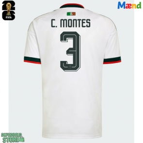 Mexico Cesar Montes #3 Replika Udebanetrøje VM 2026 Kortærmet